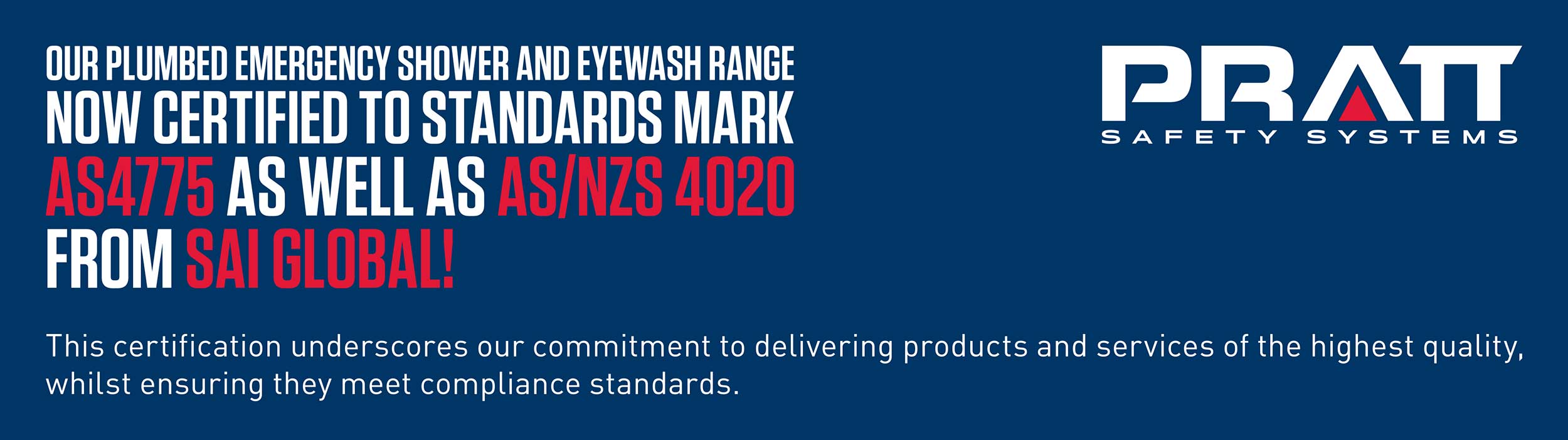 AS/NZS 4020 SAI Global Certification